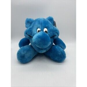 Kodak Kolorkins Cick blue plush vintage stuffed animal toy with tag, NWT